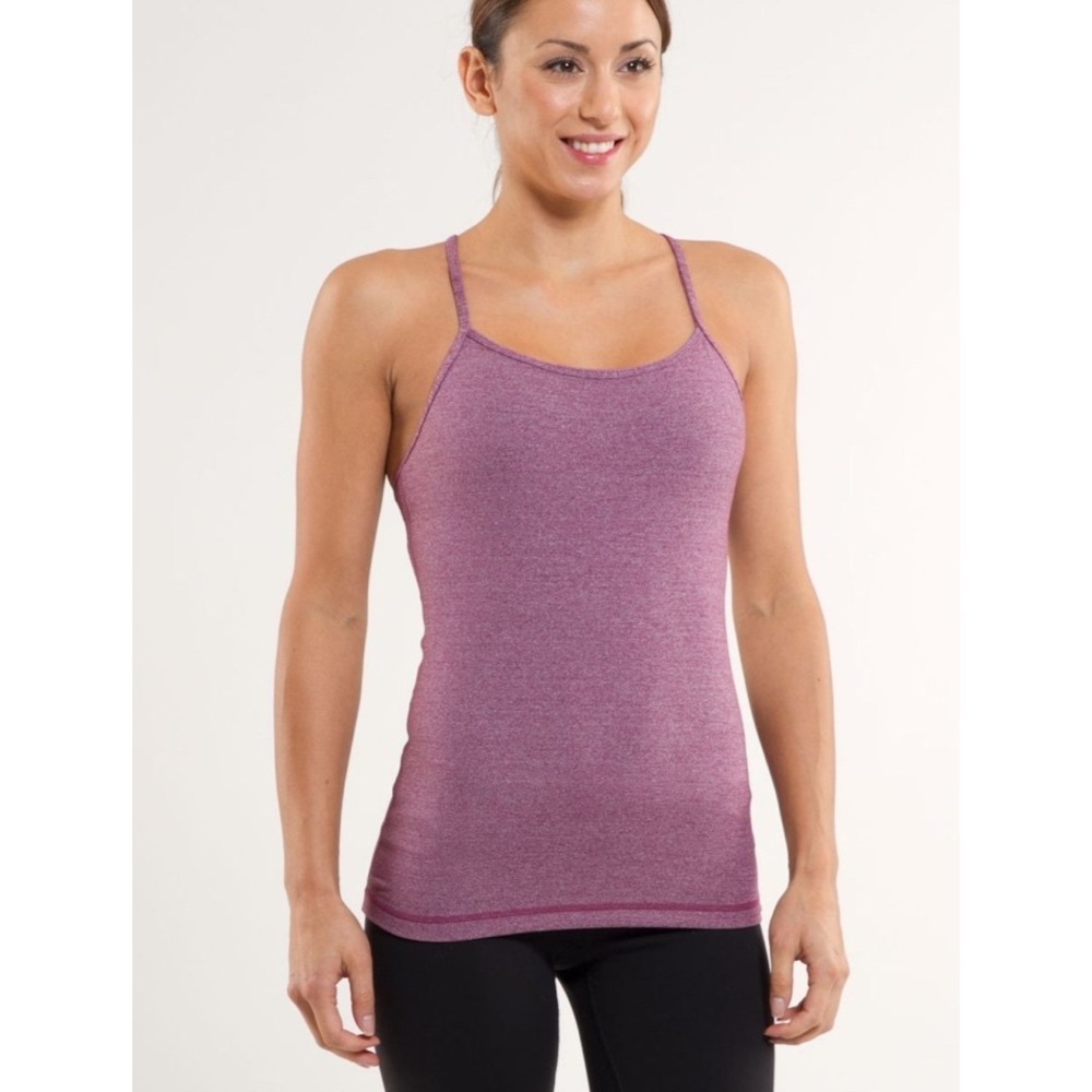 Lululemon Purple Power Y Tank, Size 10